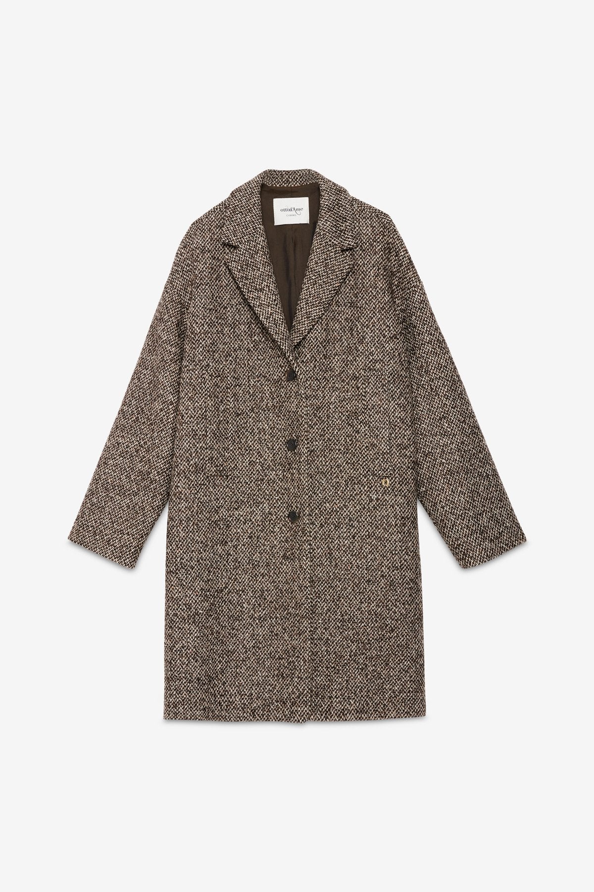 Cappotto Midi Melange