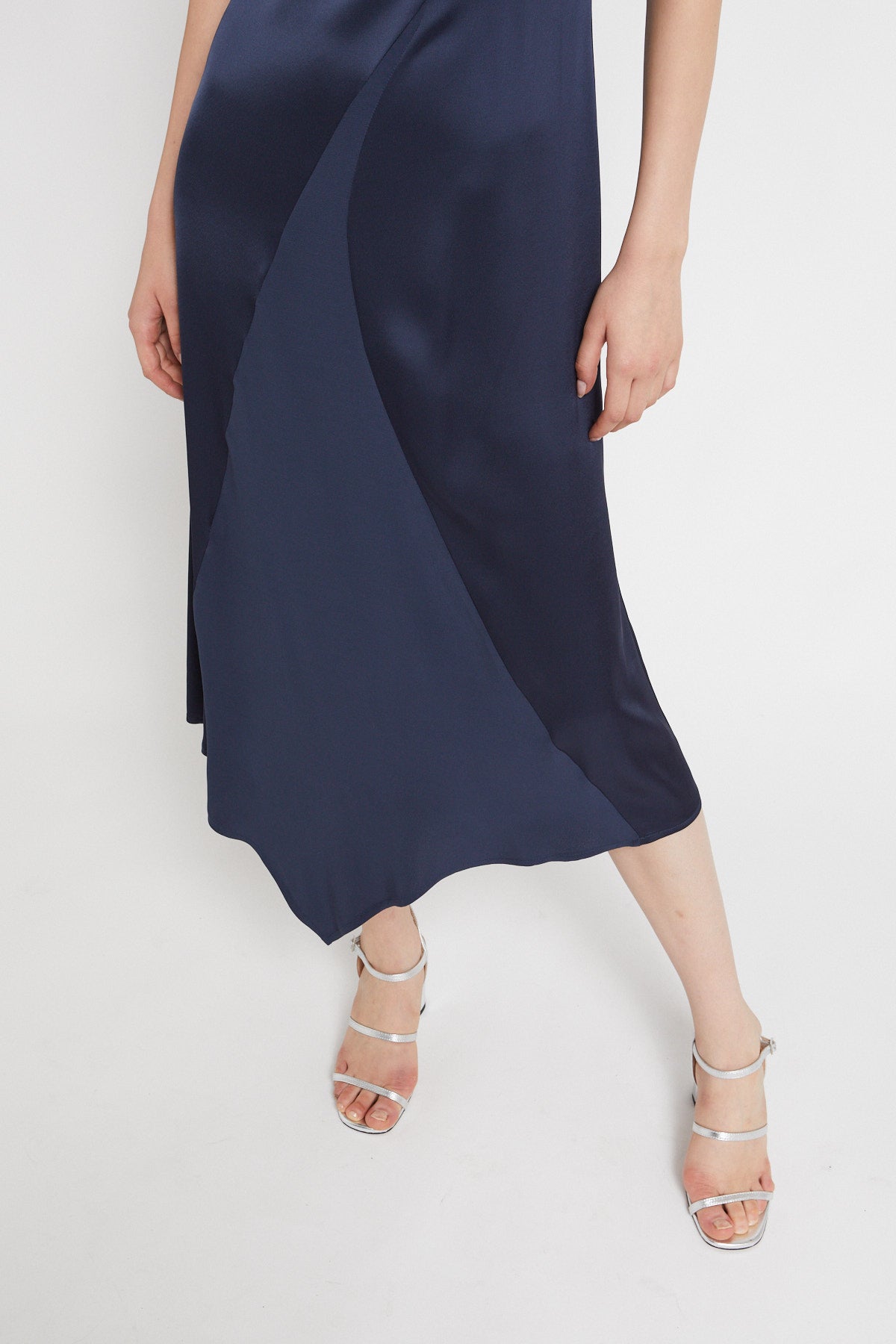 Abito midi in viscosa