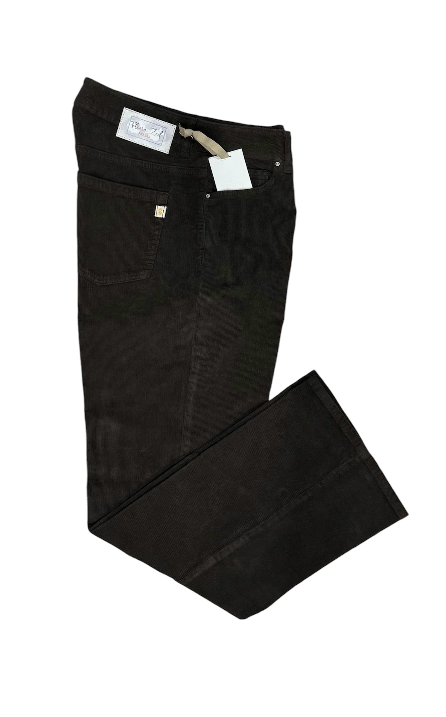PANTALONI IN VELLUTO 5 TASCHE A TROMBETTA