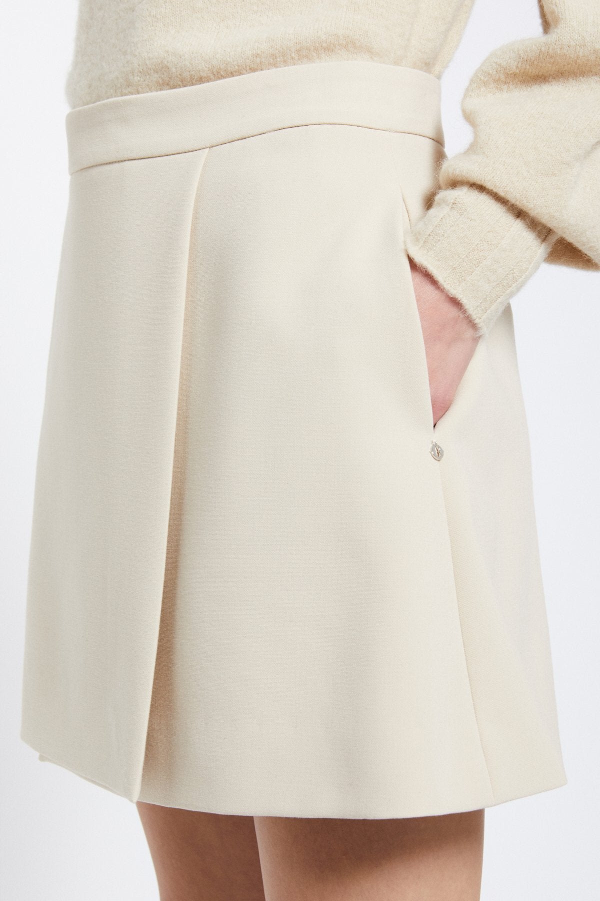 Gonna mini tinta unita