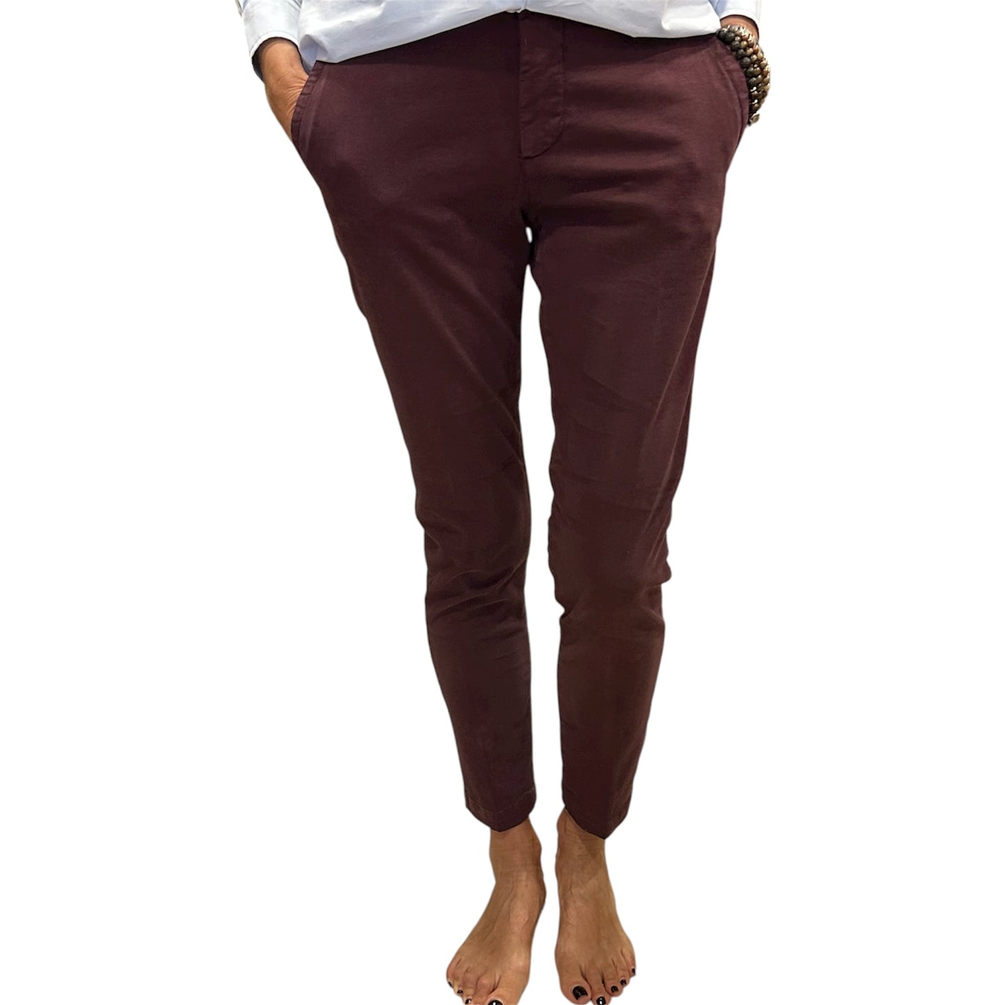 PANTALONE CHINO CON TASCHE LATERALI