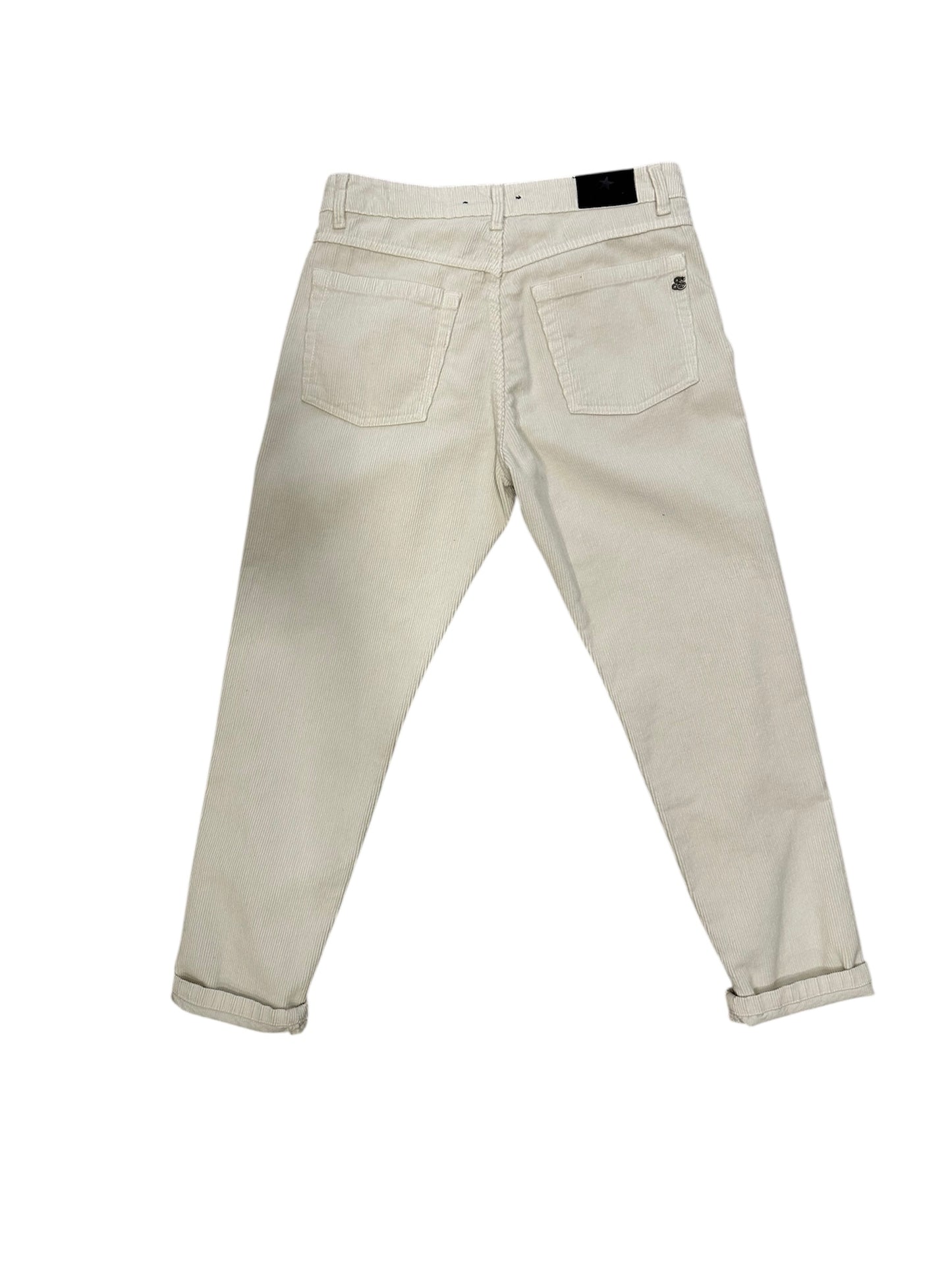PANTALONE IN VELLUTO MILLE RIGHE 5 TASCHE BAGGY