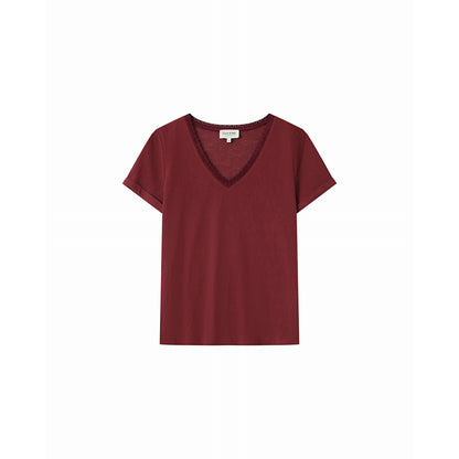 T-Shirt con Scollo a V