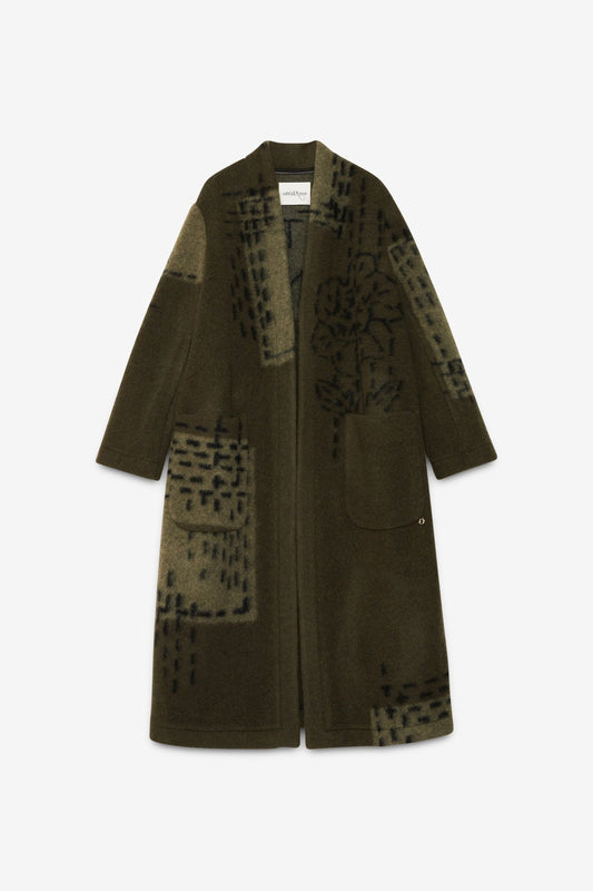 Cappotto Lungo in Misto Lana