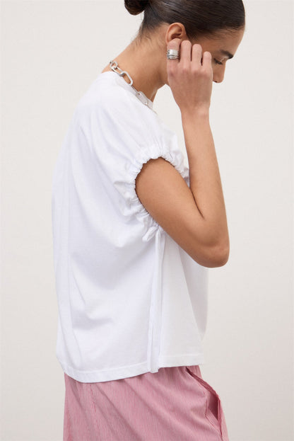 T-Shirt - Bianco, Mocha & Merlot