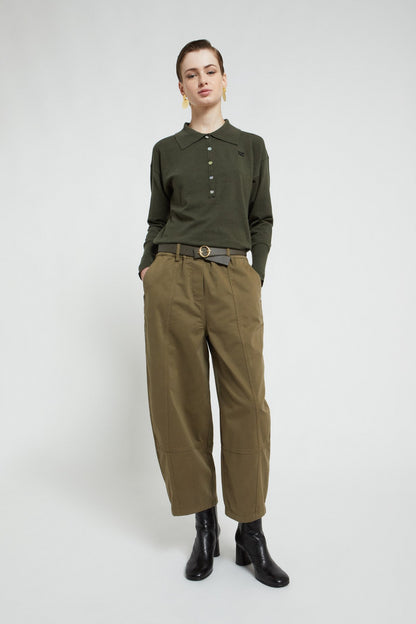 Pantalone Balloon in Gabardina