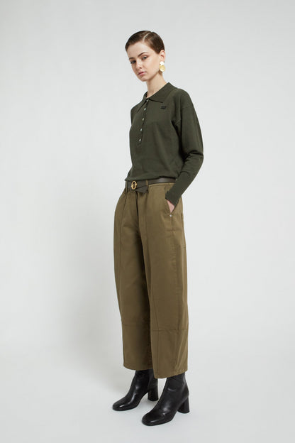 Pantalone Balloon in Gabardina