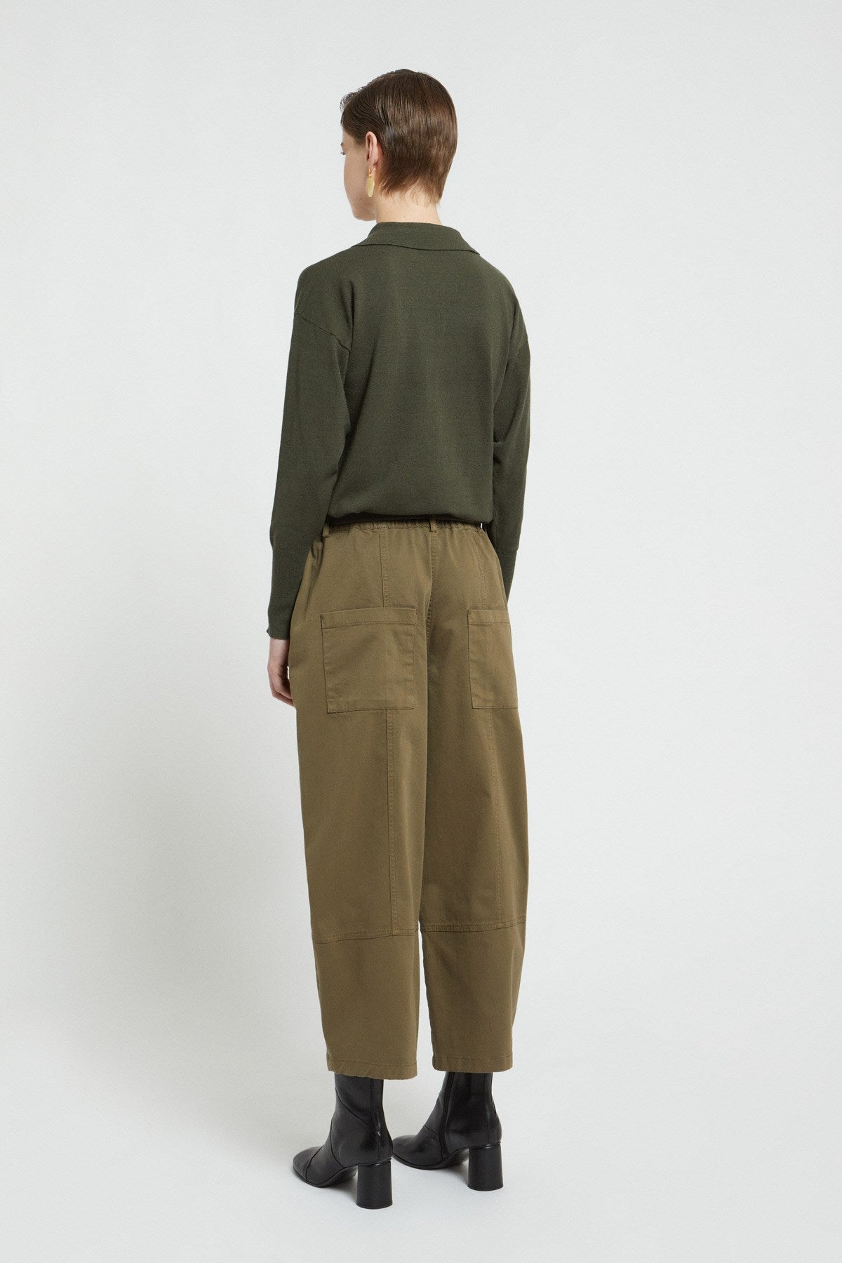 Pantalone Balloon in Gabardina