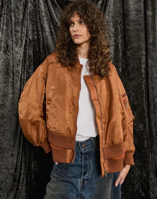 BOMBER IN TESSUTO IMPERMEABILE
