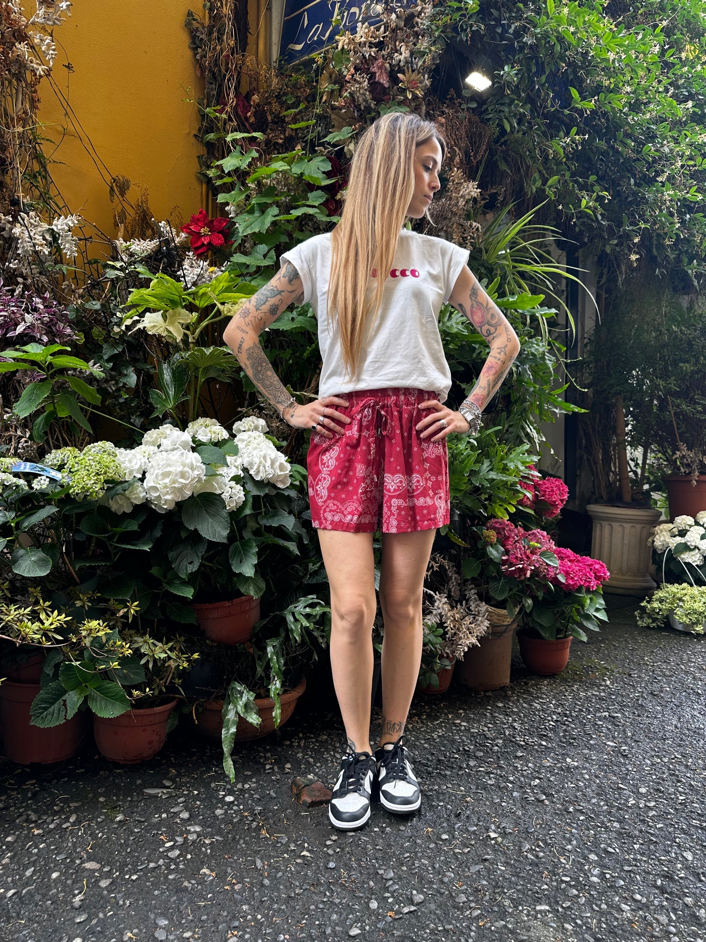 SHORT STAMPA BANDANA
