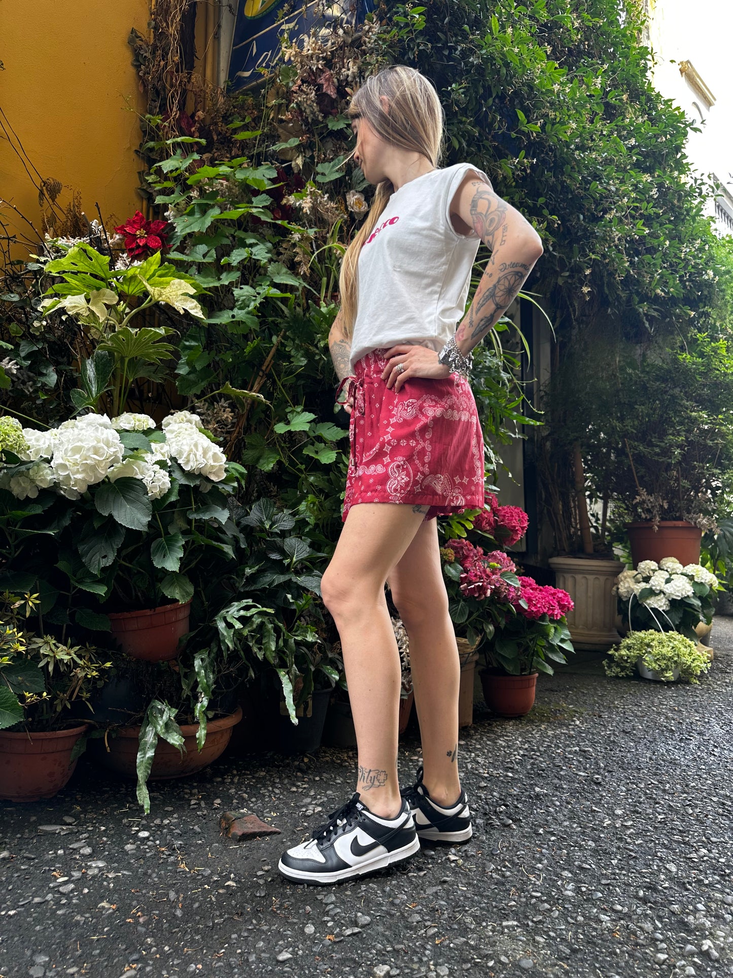 SHORT STAMPA BANDANA
