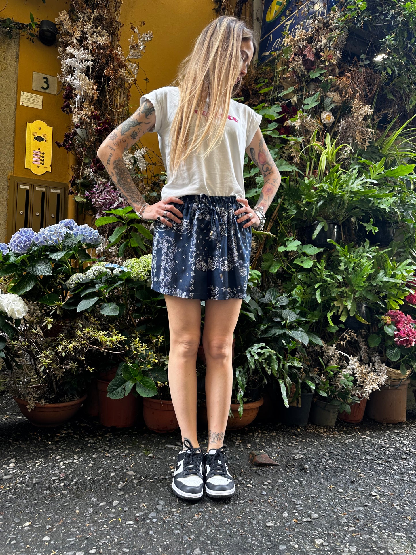 SHORT STAMPA BANDANA
