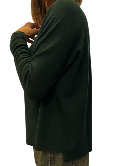 MAGLIA A SCATOLETTA GIROCOLLO