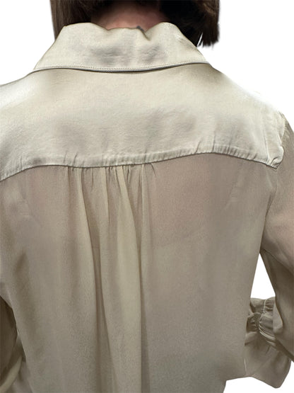 CAMICIA IN VISCOSA CON DETTAGLI IN RASO