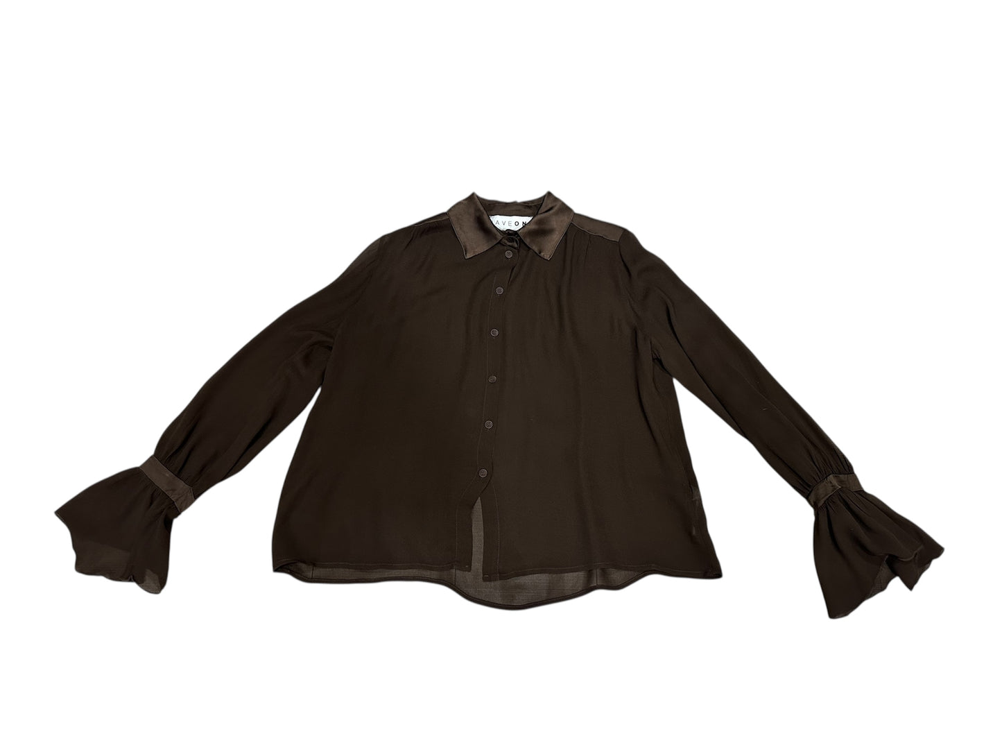 CAMICIA IN VISCOSA CON DETTAGLI IN RASO