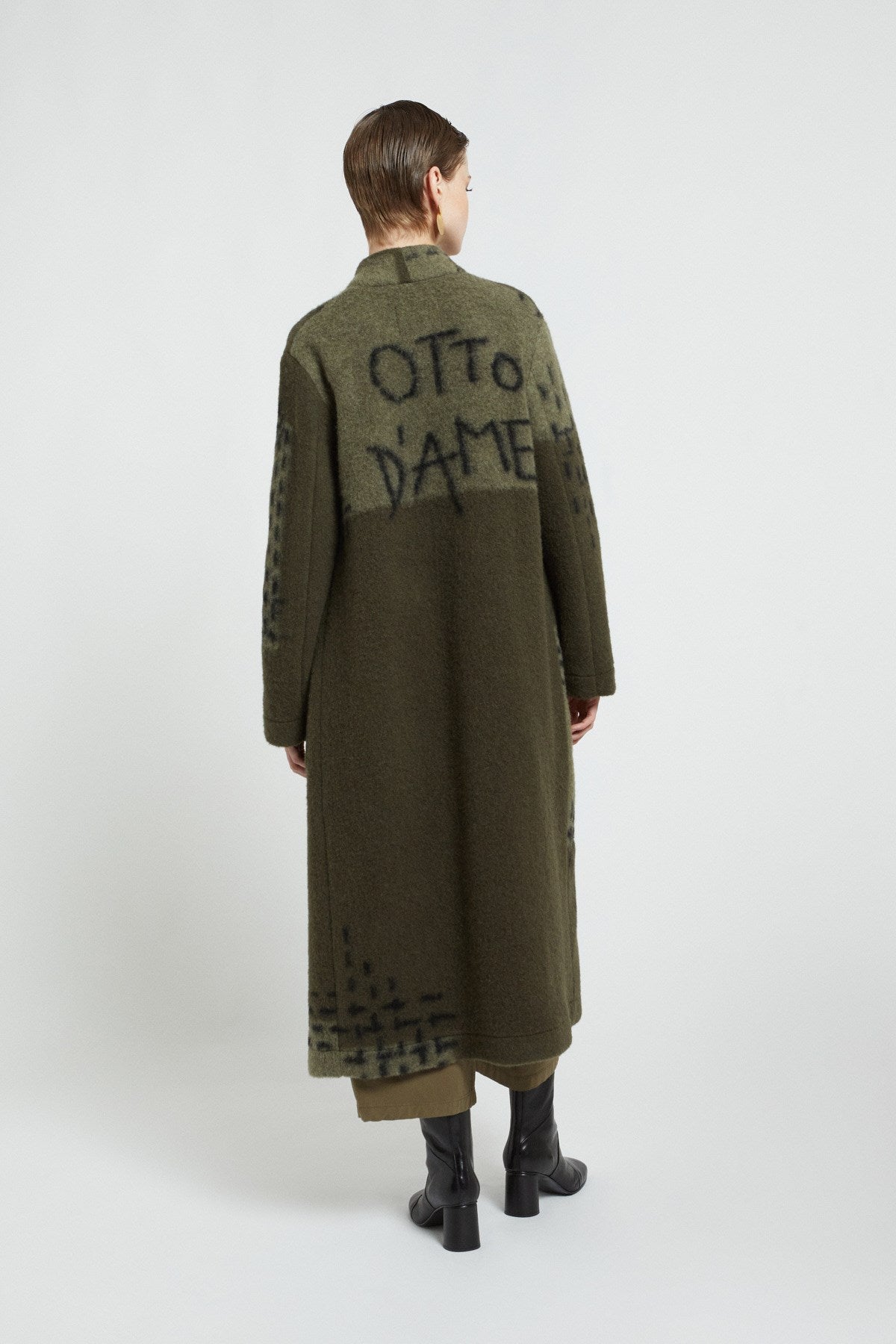 Cappotto Lungo in Misto Lana