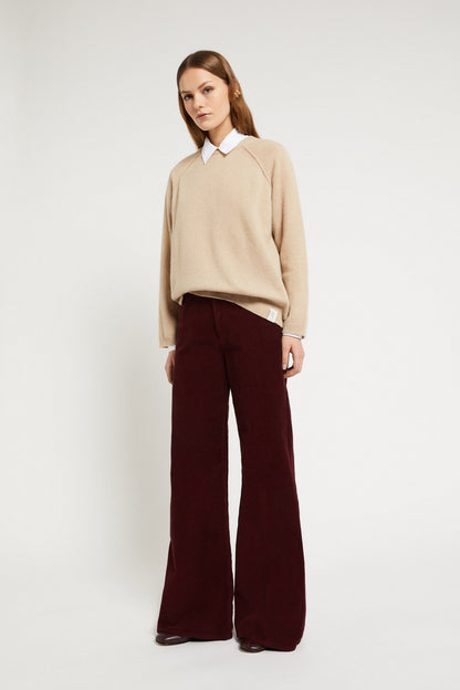 Jeans Palazzo in Velluto