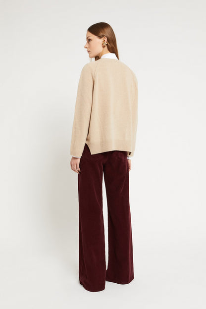 Jeans Palazzo in Velluto
