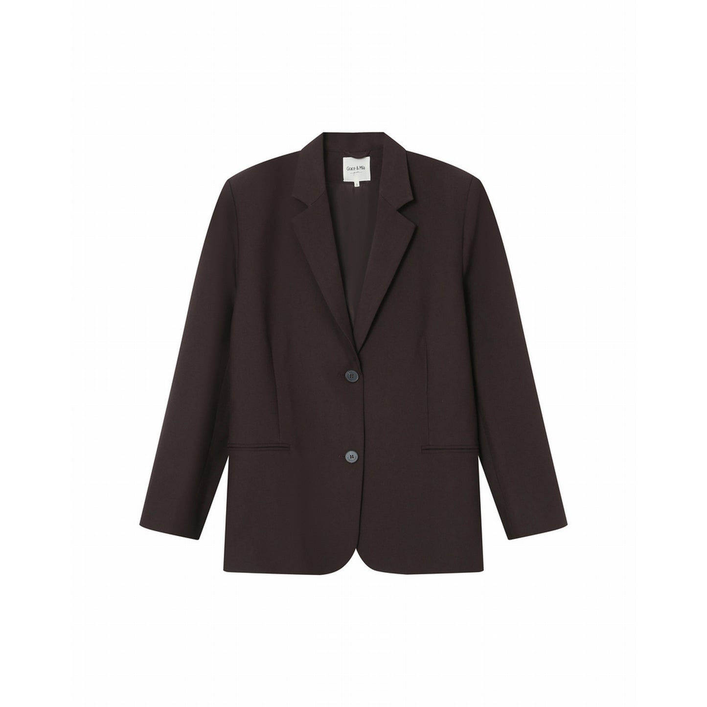 Blazer con Chiusura Monopetto