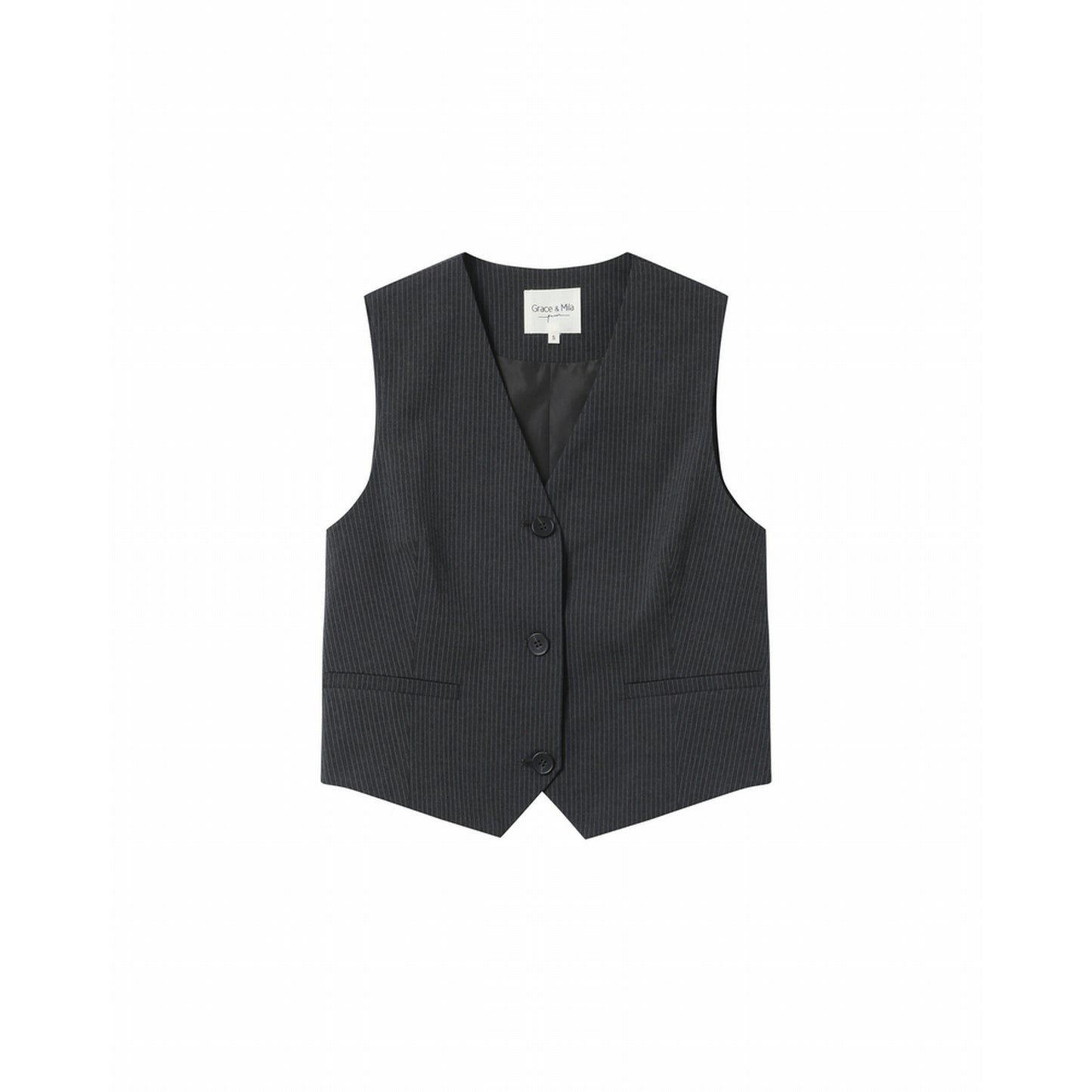 Gilet a Righe Sottili