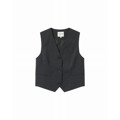 Gilet a Righe Sottili