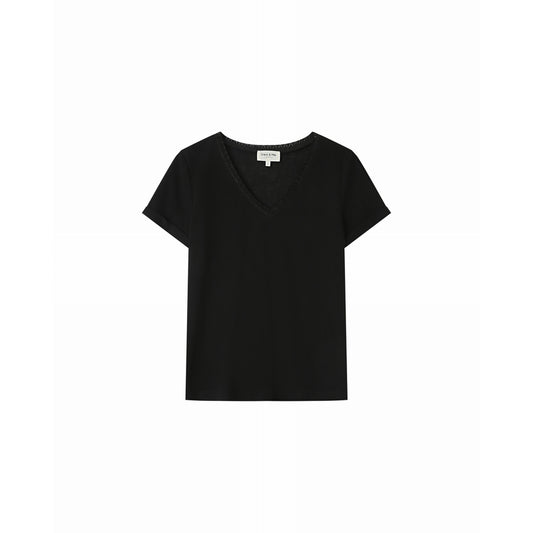 T-Shirt con Scollo a V